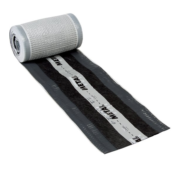 Closoir souple ventilé Metalroll Monier - Ardoise - 26-32 CM x 5 M