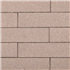 Plaquette de parement en terre cuite - 28 x 5 cm - ép. 1,4 cm - Gris perle