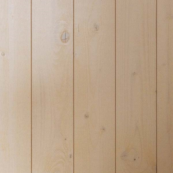 Lambris intérieur en Sapin du Nord scié fin ELOS - Blanc écume - 13,6 CMx1.2 CM - L.2.65 M