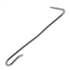 Crochet pointe fixation ardoises inox 17% talon 5 mm longueur 13 cm x700