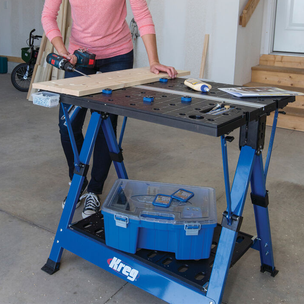 Établi mobile multifonction Kreg KWS1000-INT - 70 x 80 cm - 158 kg