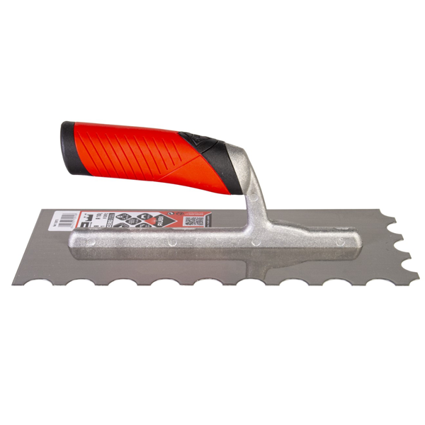 Platoir colle acier manche bi-matière Rubilex ouvert - 28 cm