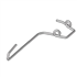 Crochet réglable CR6 pour plafonds suspendus - longueur 100,0 MM - 100 pièces