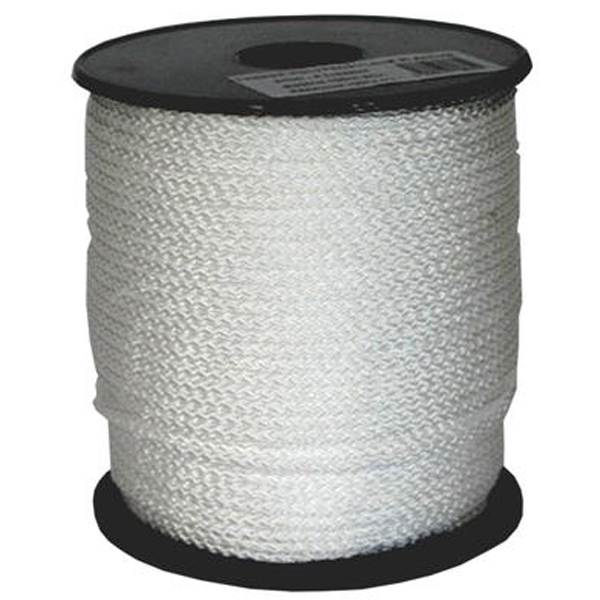 Corde tressée polypropylène Ø 8 mm bobine 100 m anti-UV 8 fuseaux
