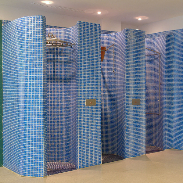 Mosaïque en émaux de verre lisse  - 2,5 x 2,5 cm - trame 31,2 x 49,5 cm