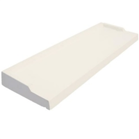 Appui de fenêtre monobloc en béton blanc AR35 35 CM x 0,70 M