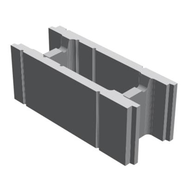 Bloc béton 500 x 200 x 250 mm - B20 Zone sismique 1 et 2
