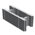 Bloc béton 500 x 200 x 250 mm - B20 Zone sismique 1 et 2
