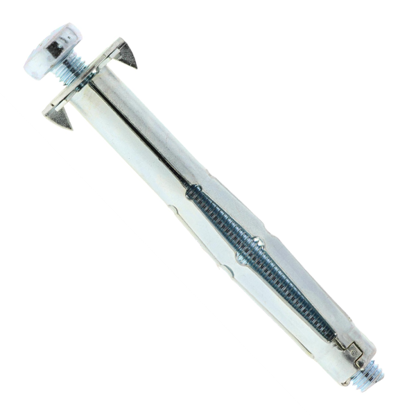 Cheville métallique CC Spit vis tête bombée corps creux 8 x 59 mm x100