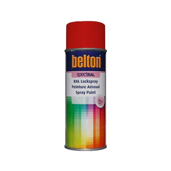 Peinture Belton aérosol SpectRAL 3020 Rouge Signalisation 400 ml