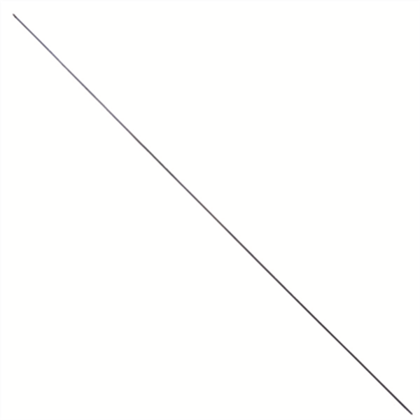 Barre de tension plastifiée pour clôtures en rouleaux - Hauteur 1,55  m - Diamètre Ø 7 mm - Vert