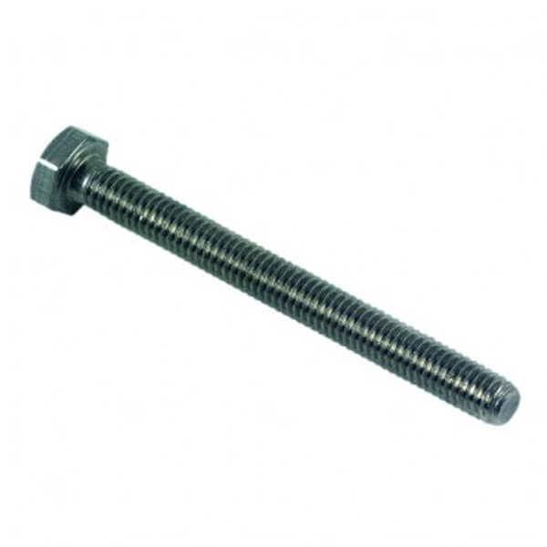 Vis à métaux - tête hexagonale - filetage total - Inox A2 DIN 933 - M8 x 20 mm - Boîte de 200