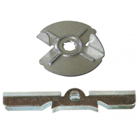 Bascule et rondelle Rapid M6 pour matériaux creux - 20 kg max
