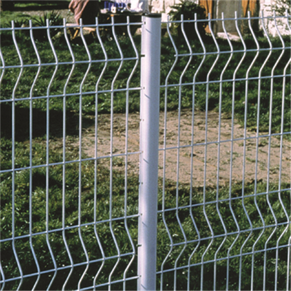 Poteau à sceller Dirckx Axor pour panneau rigide - Gris - 2.4 M