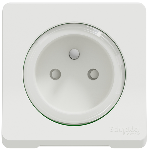 Prise de courant 2P+T Schneider Mureva Styl blanc 16A 250V