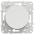 Interrupteur poussoir Schneider Odace - blanc - 10A 250V