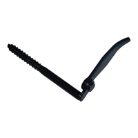 Arrêt volet à visser matériaux pleins 130 mm Ø 10 mm Acier noir x25