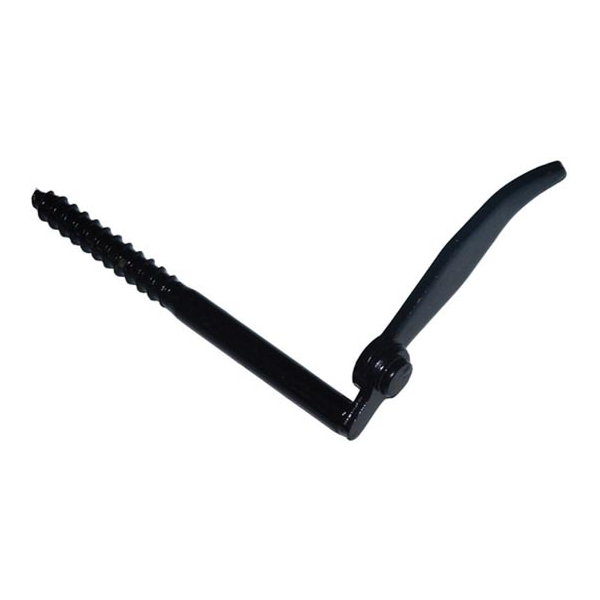 Arrêt volet à visser matériaux pleins 130 mm Ø 10 mm Acier noir x25
