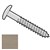 Vis autoforeuse Operal Inox empreinte Torx pour bardage Cedral Click - 4,8 MM x 38 MM - Brun Atlas C14 - Boîte de 100