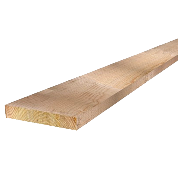 Planche en bois de sapin traité classe 2 - 80 MM x 27 MM - longueur 4,00 M