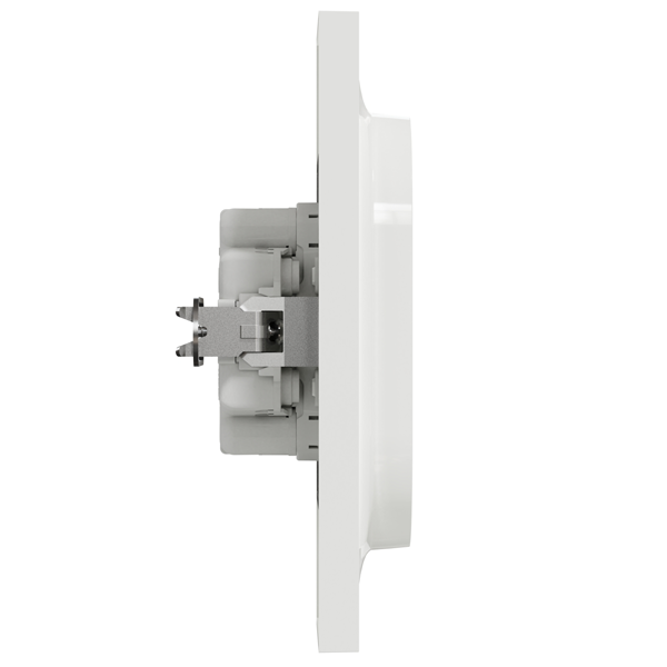 Prise de courant 2P+T double Schneider Odace à griffes - 16 A - 250 V