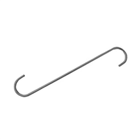 Crochet tuile canal 12 cm acier galvanisé boucle ronde boîte de 5 kg