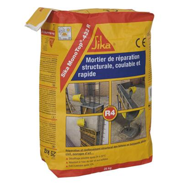Mortier de réparation SIKA MONOTOP 432R