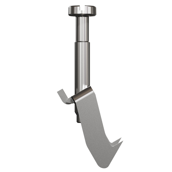 Griffe pour appareillage Schneider Odace- inox - vis PZ1 - lot de 10