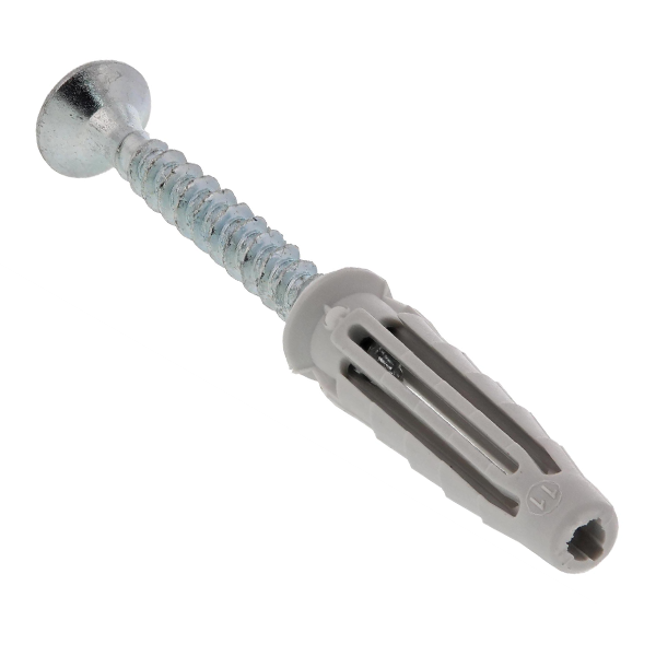Cheville nylon Pro6 Spit vis matériaux pleins et creux 6 x 30 mm x100
