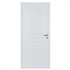 Bloc-porte blanc Design 110 Gypso - 204 CMx83 CM - droit poussant poussant