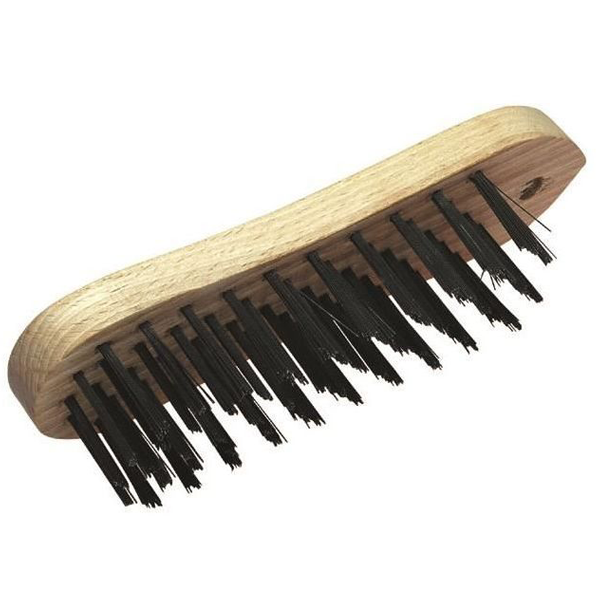 Brosse violon métallique manuelle - Théard - fils acier avec manche en bois THEARD 4332