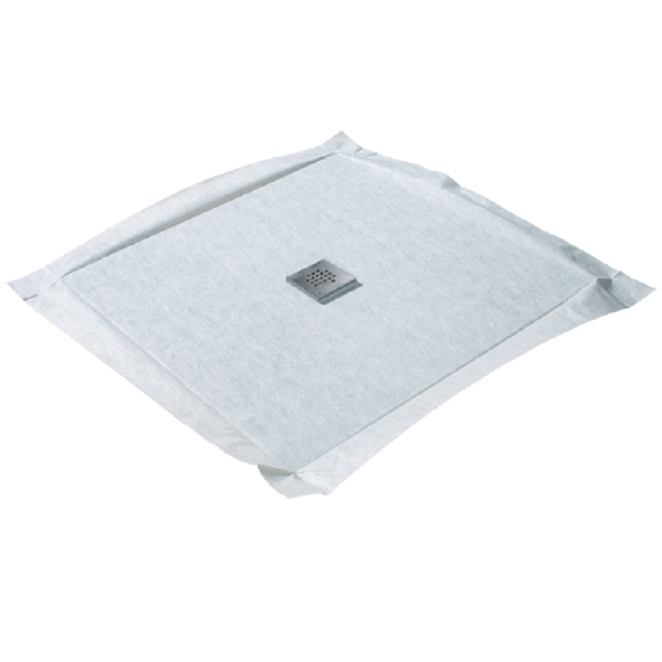 Receveur à carreler FlatBoard Marmox RC 90 FLAT centré - 90 CMx90 CMx4 CM