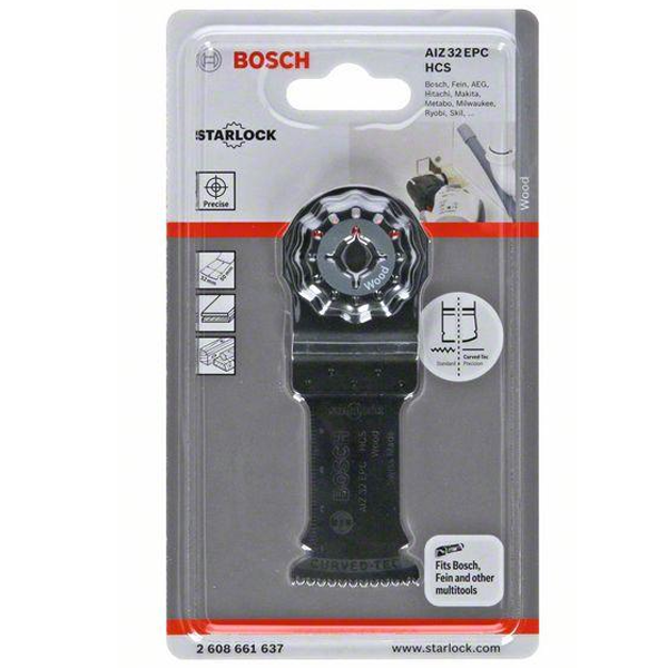 Lame de scie plongeante pour bois HCS AIZ 32 EC W : Bosch 2608661637