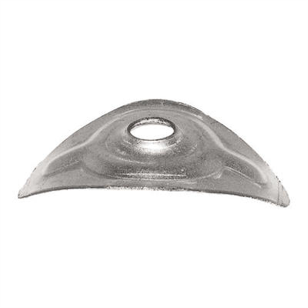 Plaquette losangée S.O. diamètre 6.5mm en acier galvanisé - Boîte de 100