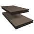 Lame de terrasse composite plein CHARACTER MASSIVE - 509 Gris galet 140 mm L. 4 ml
