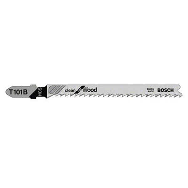 Bosch Lame de scie sauteuse pour bois T 101 B jeu de 5 lames 2608630030