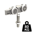 systèmes pour volets coulissants win-sth acier 80 kg
