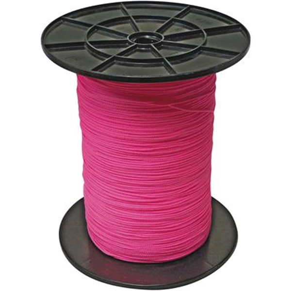 Tresse rose fluo 2 mm x 200 ml CORDERIES TOURNONAISES 370653