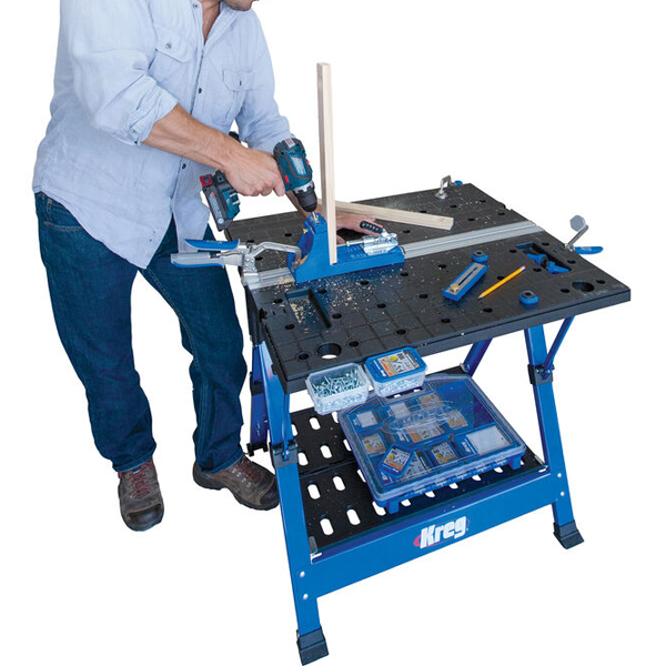 Établi mobile multifonction Kreg KWS1000-INT - 70 x 80 cm - 158 kg