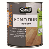 Primaire fond dur vitrification parquet bois PX303 Cecil Incolore 1L