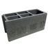 Bloc béton creux poteau 500 x 200 x 250 mm - B40 OBRA - 3 parois 5 trous