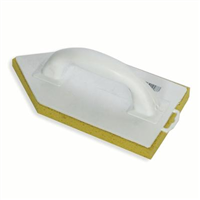 Taloche éponge pointue mousse polyuréthane jaune - 14 x 27 cm 314587