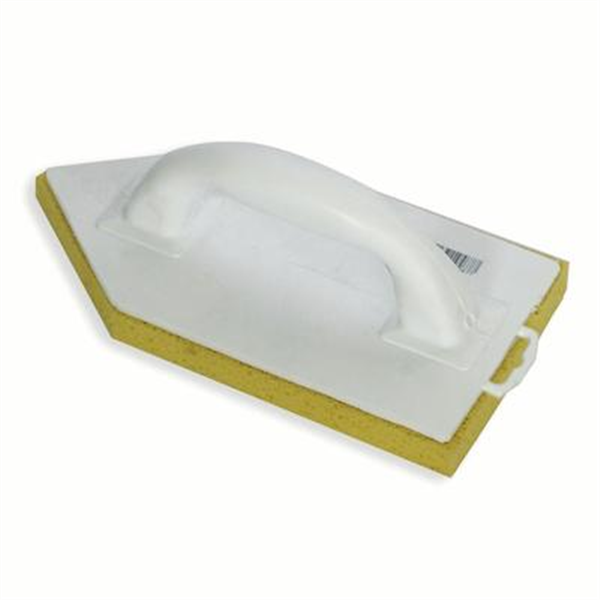 Taloche éponge pointue mousse polyuréthane jaune - 14 x 27 cm 314587