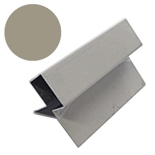 Profilé d'angle extérieur MetalTrim bardage Hardie Plank - Taupe Monterey - 3 M