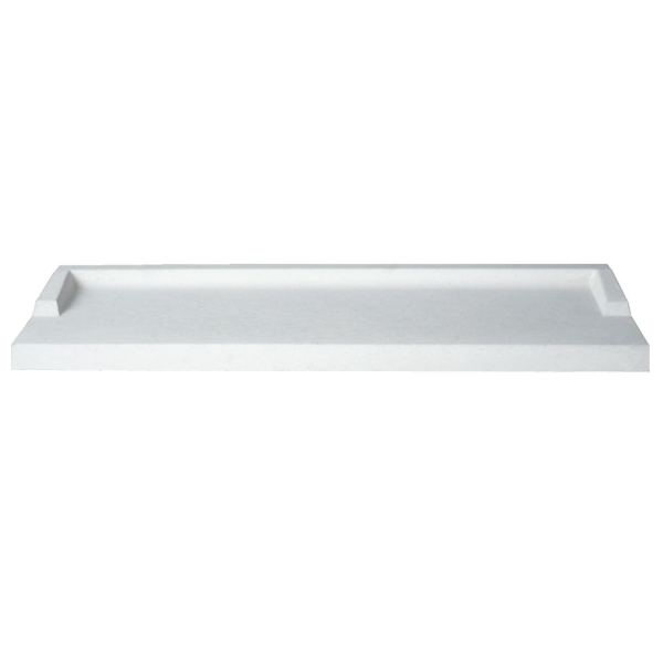 Appui de fenêtre en béton gris - profondeur 34,5 CM x 1,32 M