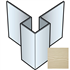 Profil d'angle extérieur symétrique pour bardage Cedral Lap
