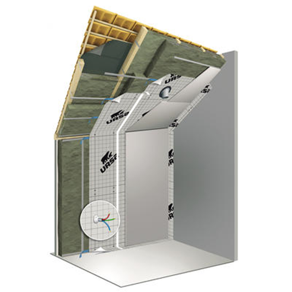 Laine de verre pour murs et combles - Hometec 35 - 100 MM