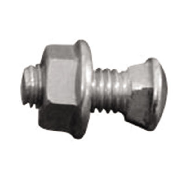 Boulon TRCC fixation gouttière Ø 6 x 16 mm tête ronde collée carrée x50
