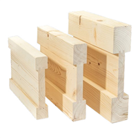 Poutre en I Inopanne avec âme bois massif - Sapin traité classe 2 incolore - 94 x 300 mm - L.7 M