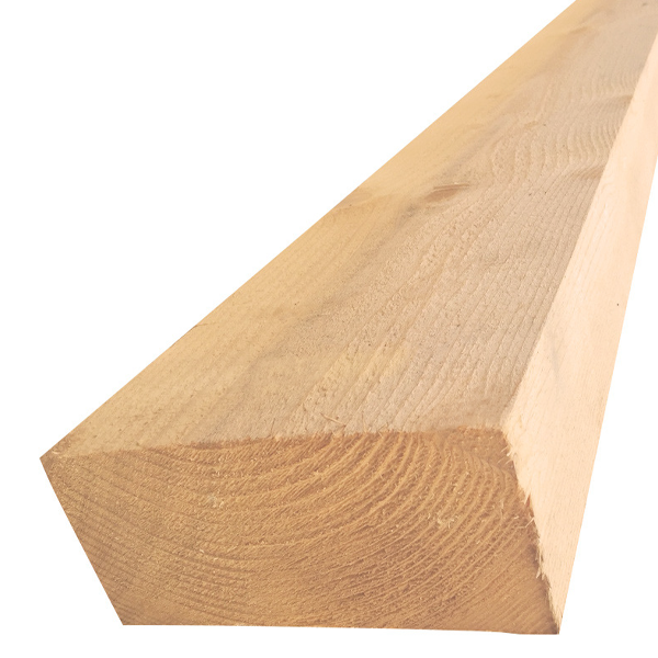 Madrier en sapin de France traité classe 2 - 200 MM x 75 MM x 3,00 M